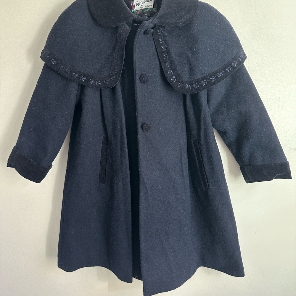 Rothschild Navy Kids Cape Coat
